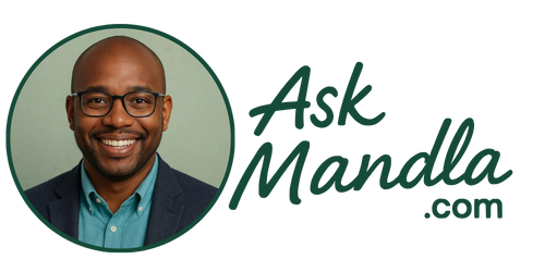 AskMandla company logo – supporting employers and domestic workers with contracts, payslips, and compliance in South Africa.